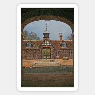 The Stable Block, Lulworth Castle, May 2021 Sticker